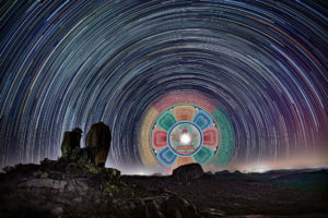 Dying into the Light Night Sky