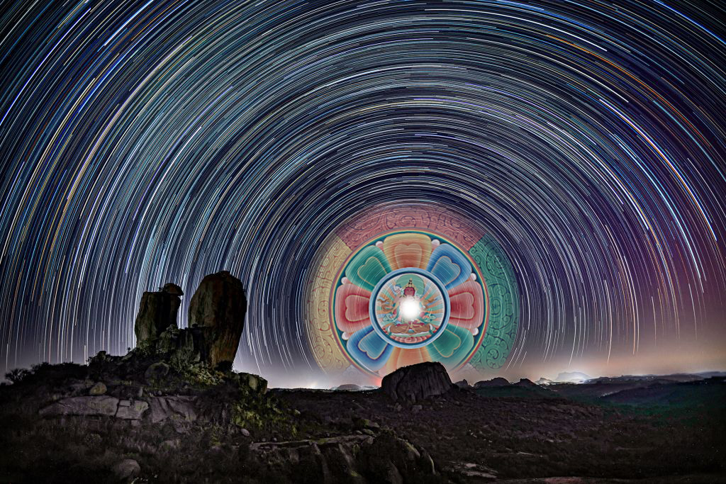 Dying into the Light Night Sky